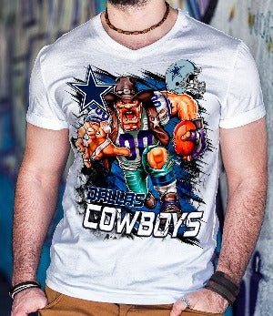 NFL Mascots' DTF T_ Shirt Designs