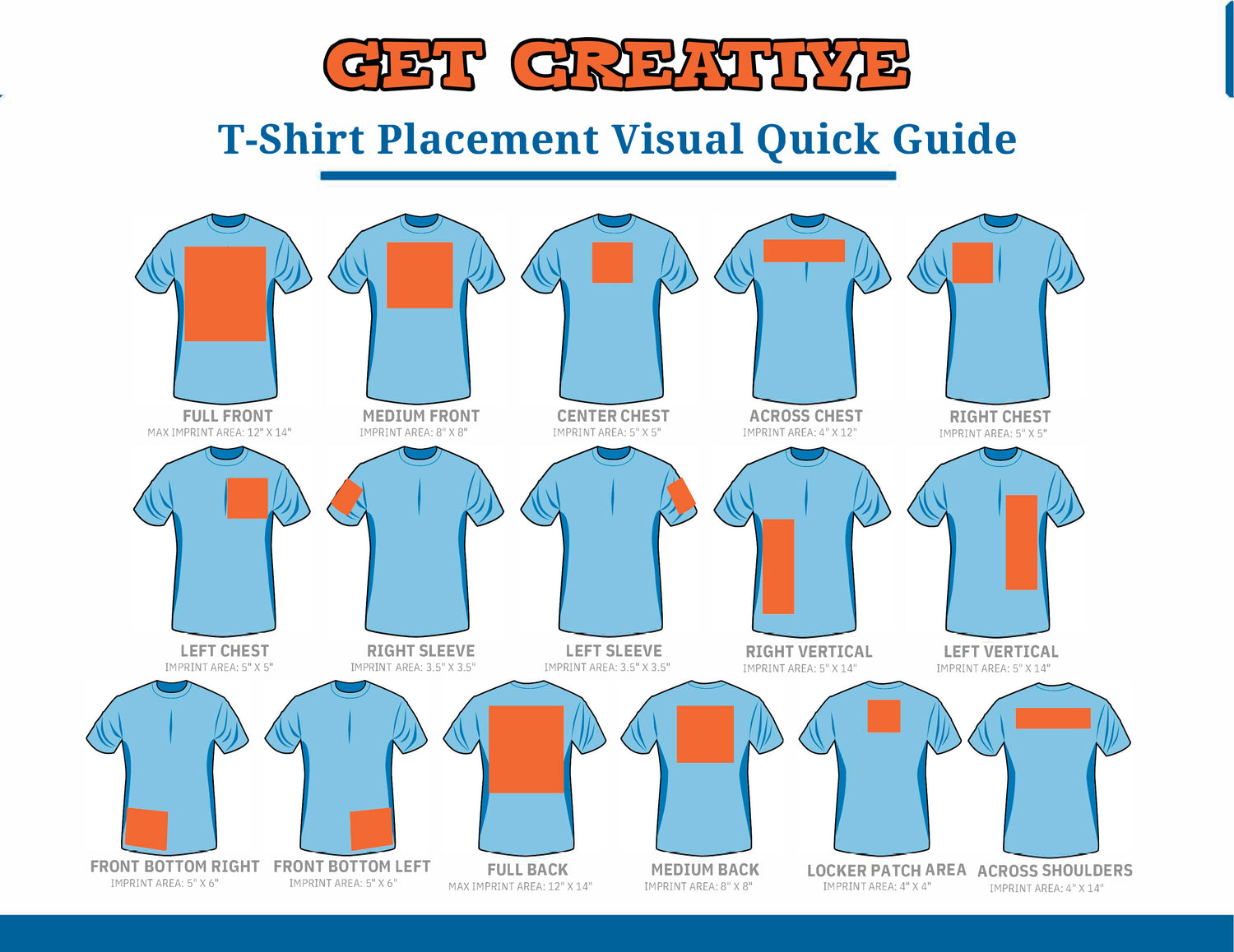 t-shirt placement visual guide, DTF Transfer T-shirt placement guide, Decal placement guide, t-shirt logo placement guide
