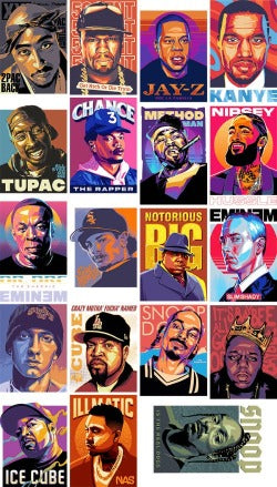 hip hop legends, PNG, Bundle, 2pac. snoop dog, biggie, easy e, dr. dre, nas, Ice cube