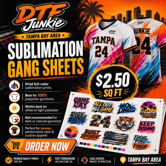Sublimation printing in Tampa, Fl , Sublimation printing near me, shop local