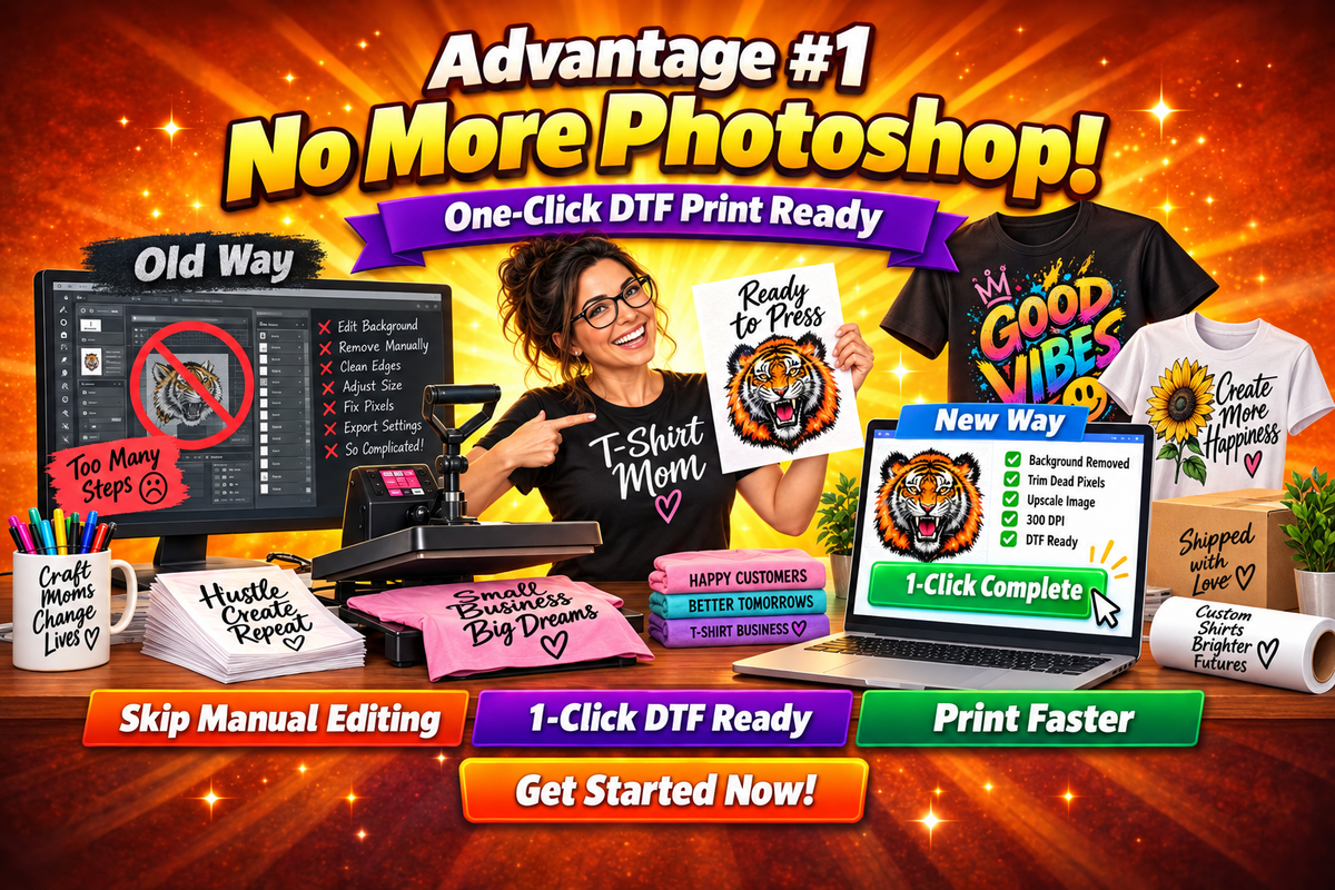 AI DTF image prep, AI DTF, AI photoshop, no more photoshop, AI for craft mom, AI MOM, t-shirt mom. small business tool, AI tool, DTF mom. Cricut Mom, AI