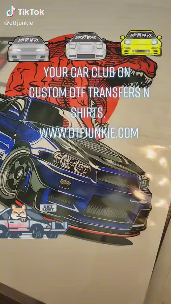 JDM DTF Heat Transfers