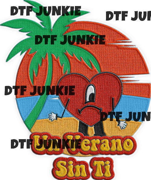 Embroidery DTF Transfers